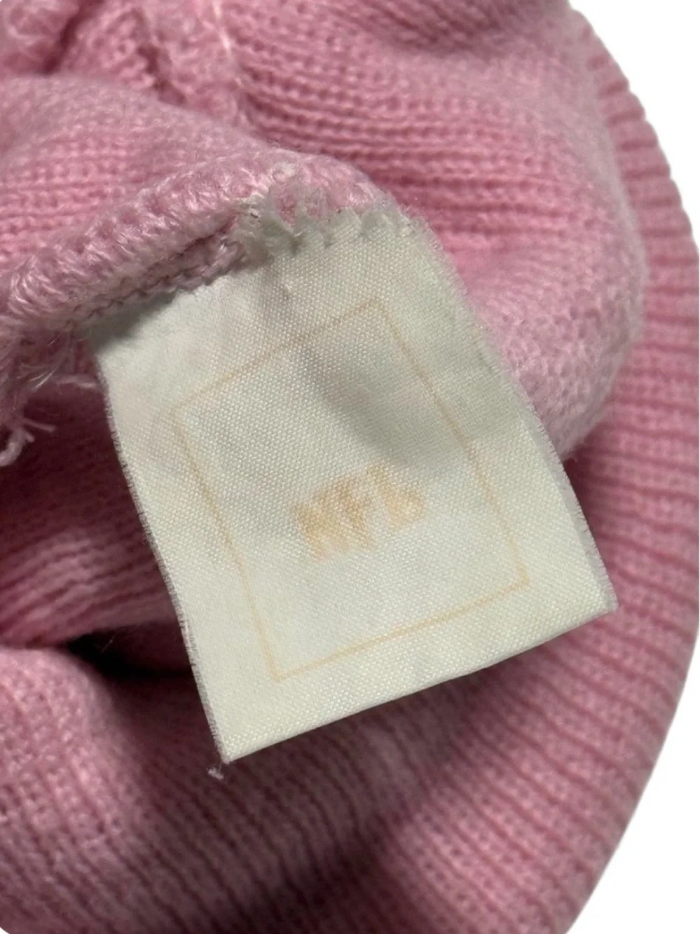 Chicago Bears NFL Pink Cuffed Knit Beanie Hat Embroidered Logo Football Winter